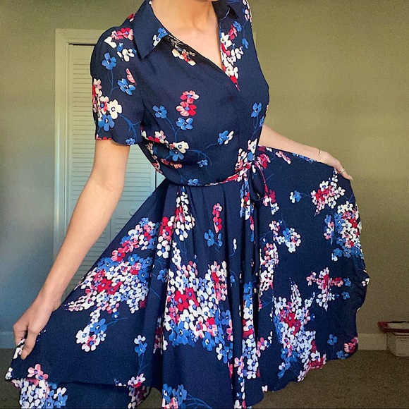 Tommy Hilfiger Dresses & Skirts - NWT Tommy Hilfiger Floral Dress Handkerchief Skirt